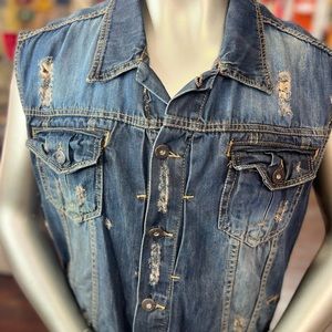 Dark Denim Vest